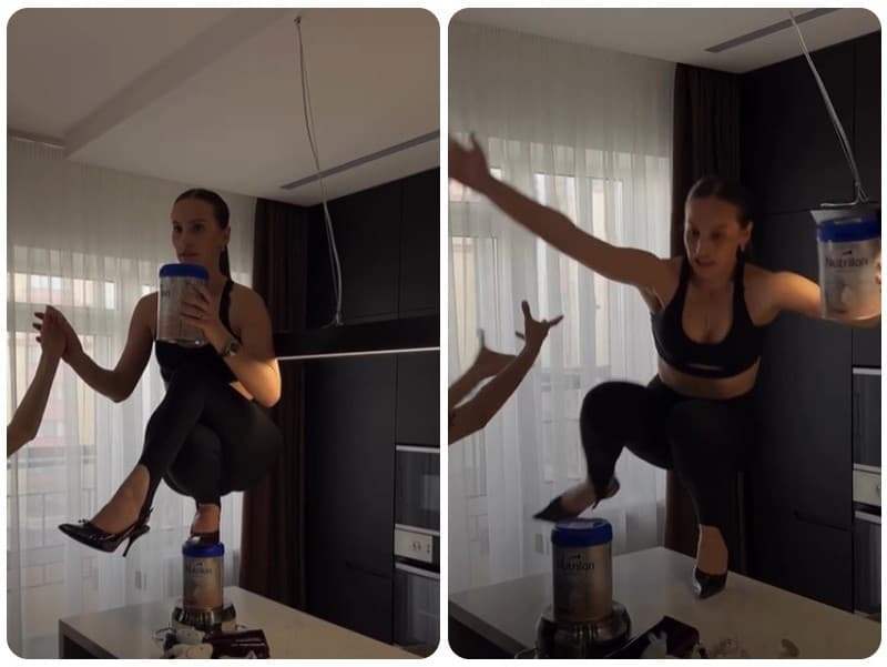 Ruská influencerka Mariana Vasiucová sa rozhodla zapojiť do novej internetovej senzácie, stálo ju to však zdravie