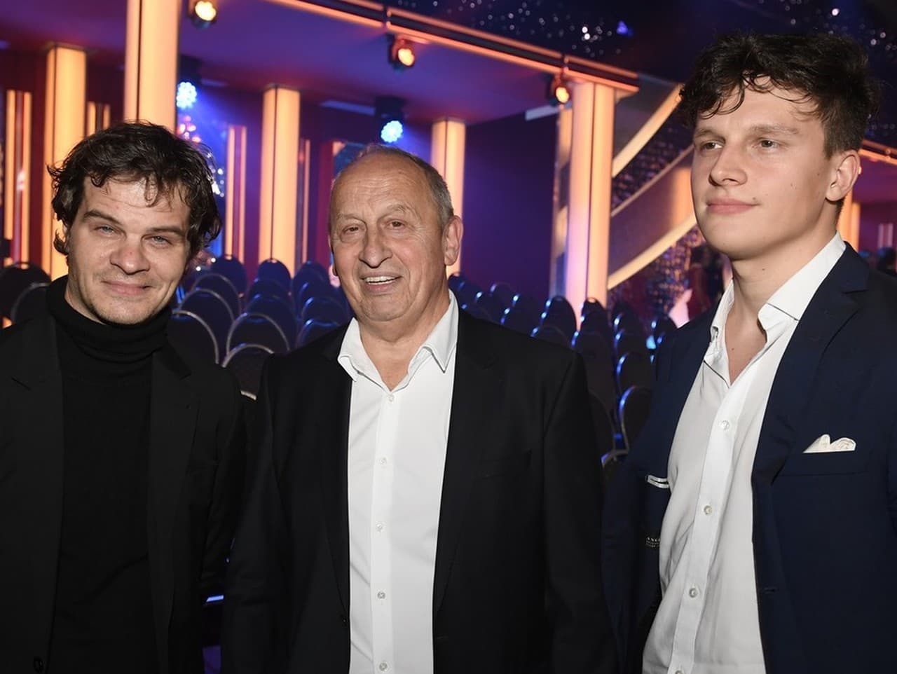 Zľava: David Kraus, Jan Kraus, Jáchym Kraus