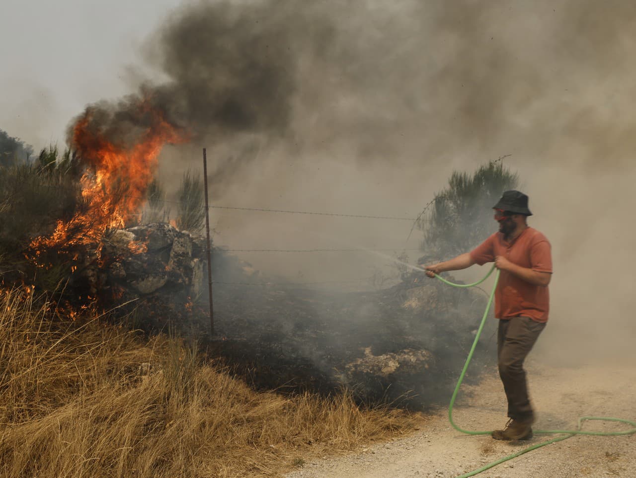 Lesné požiare v Španielsku