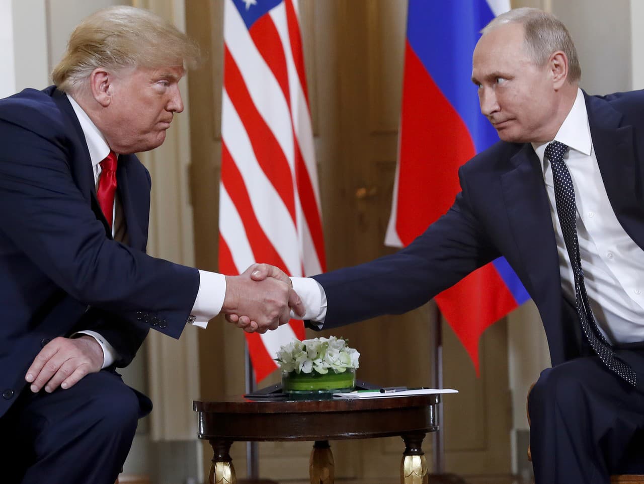 Donald Trump a Vladimir Putin