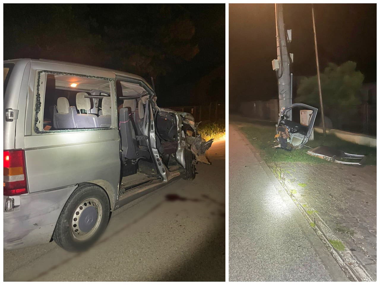 Vodič nechal na mieste maloleté osoby so zraneniami.