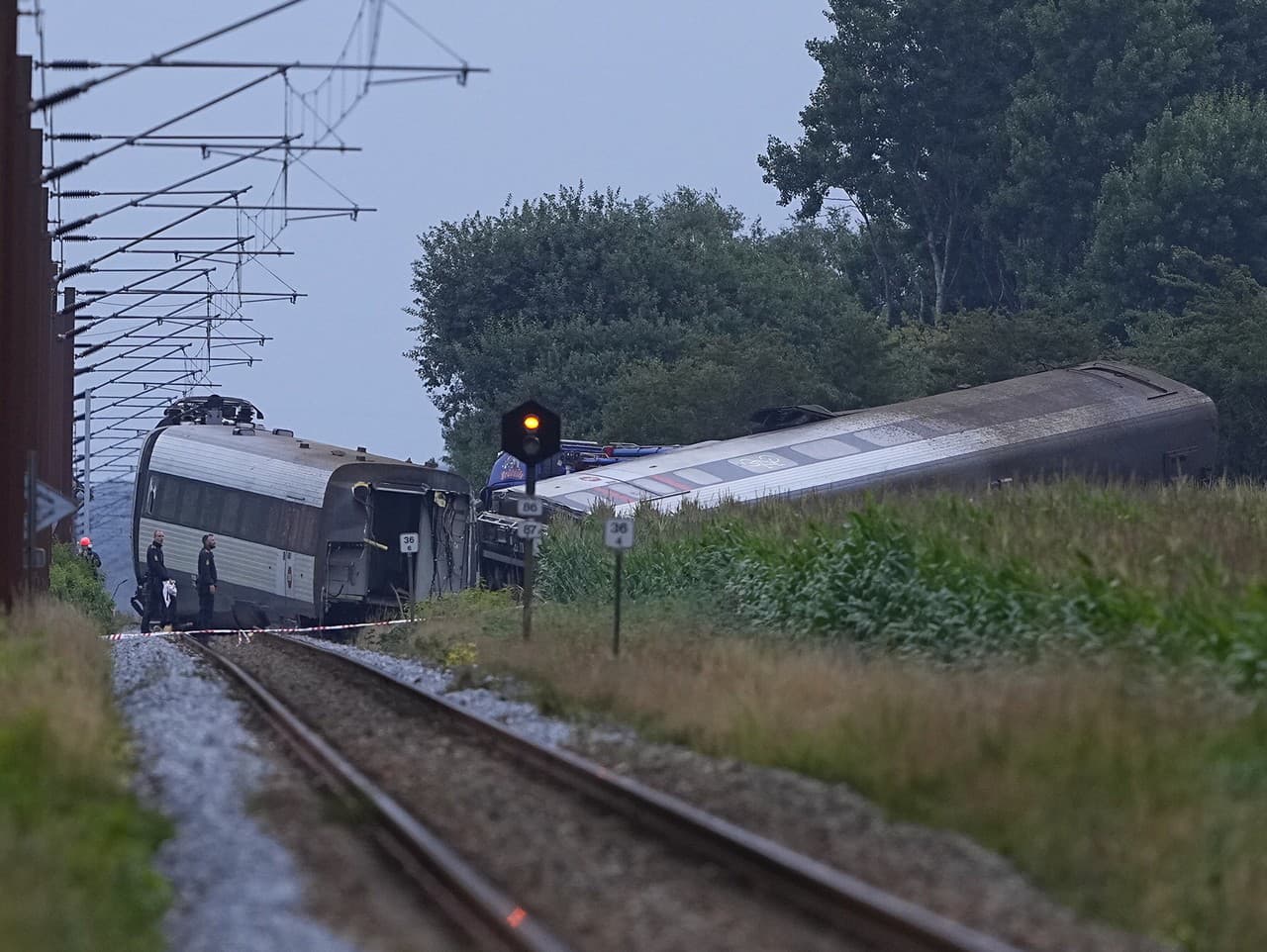 Vlaková nehoda v Dánsku