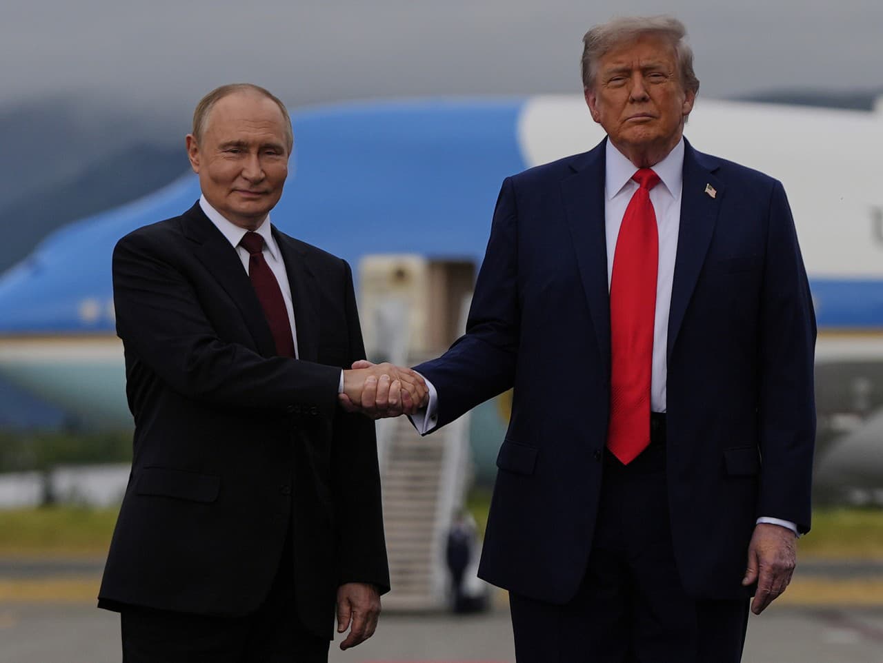 Vladimir Putin a Donald Trump