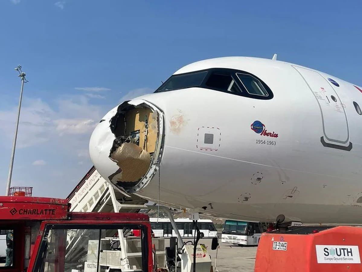 Takto dopadlo lietadlo po zrážke so supom.