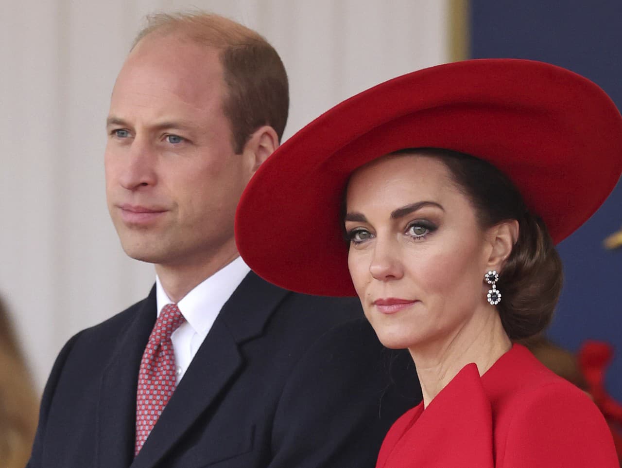 Princ William so svojou manželkou Kate. 
