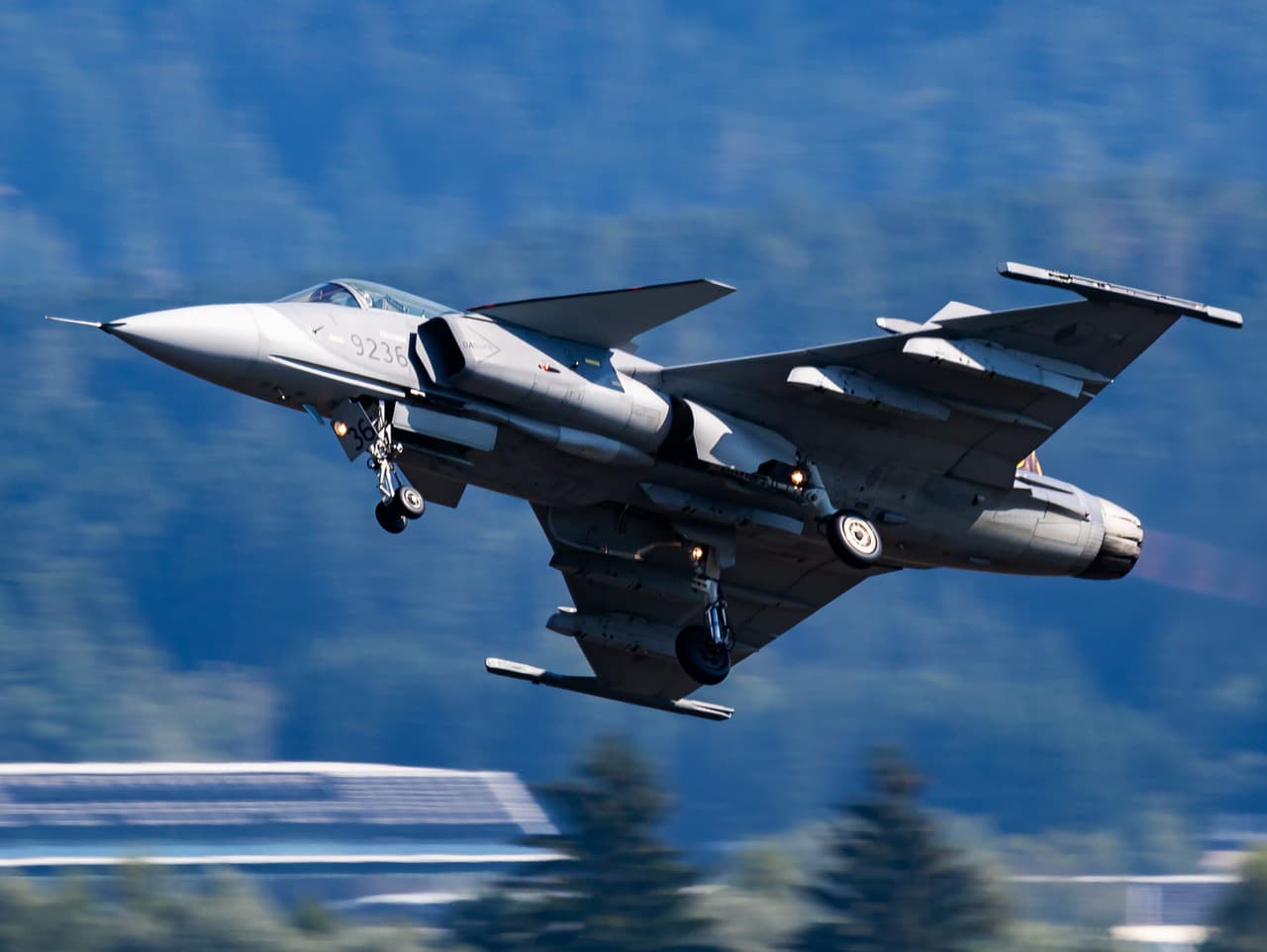 Stíhacie lietadlo typu Saab JAS 39 Gripen