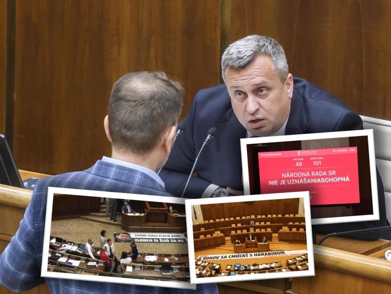 Mnohí si iste pamätajú transparenty, či mnohé iné veci, ktoré sa v parlamente objavili.