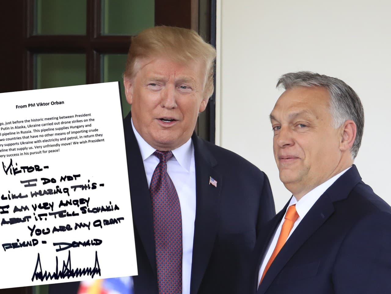 Donald Trump a Viktor Orbán