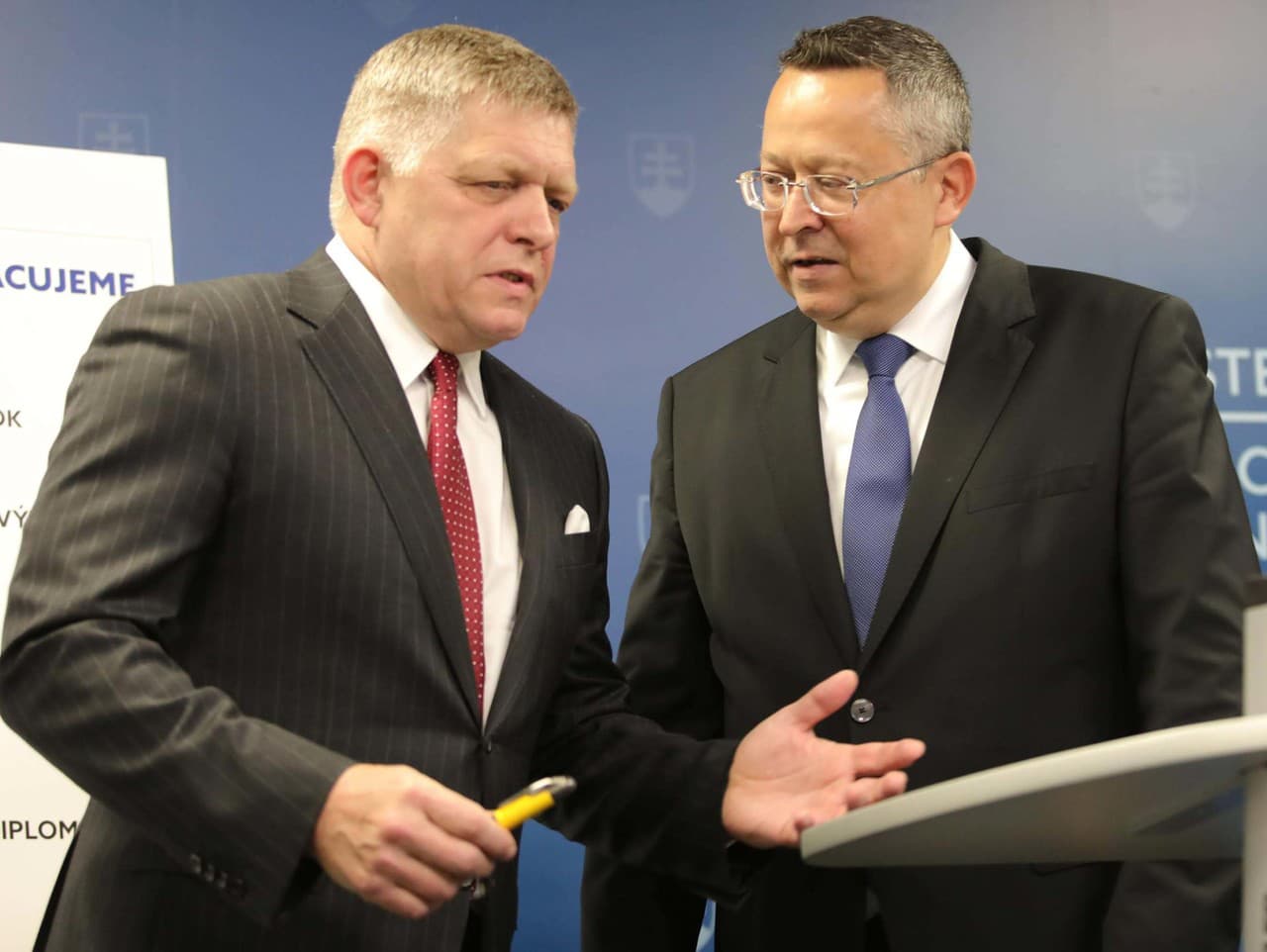 Robert Fico a Ladislav Kamenický