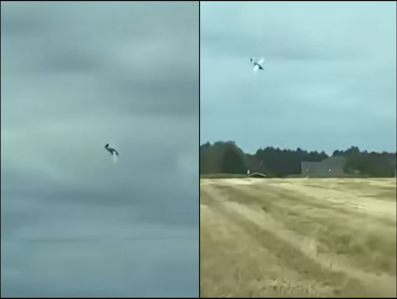 Lietadlo sa zrútilo na budovu.