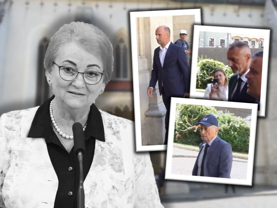 Na omšu za Annu Záborskú prišlo viacero osobností z aktívneho aj dávneho politického života.