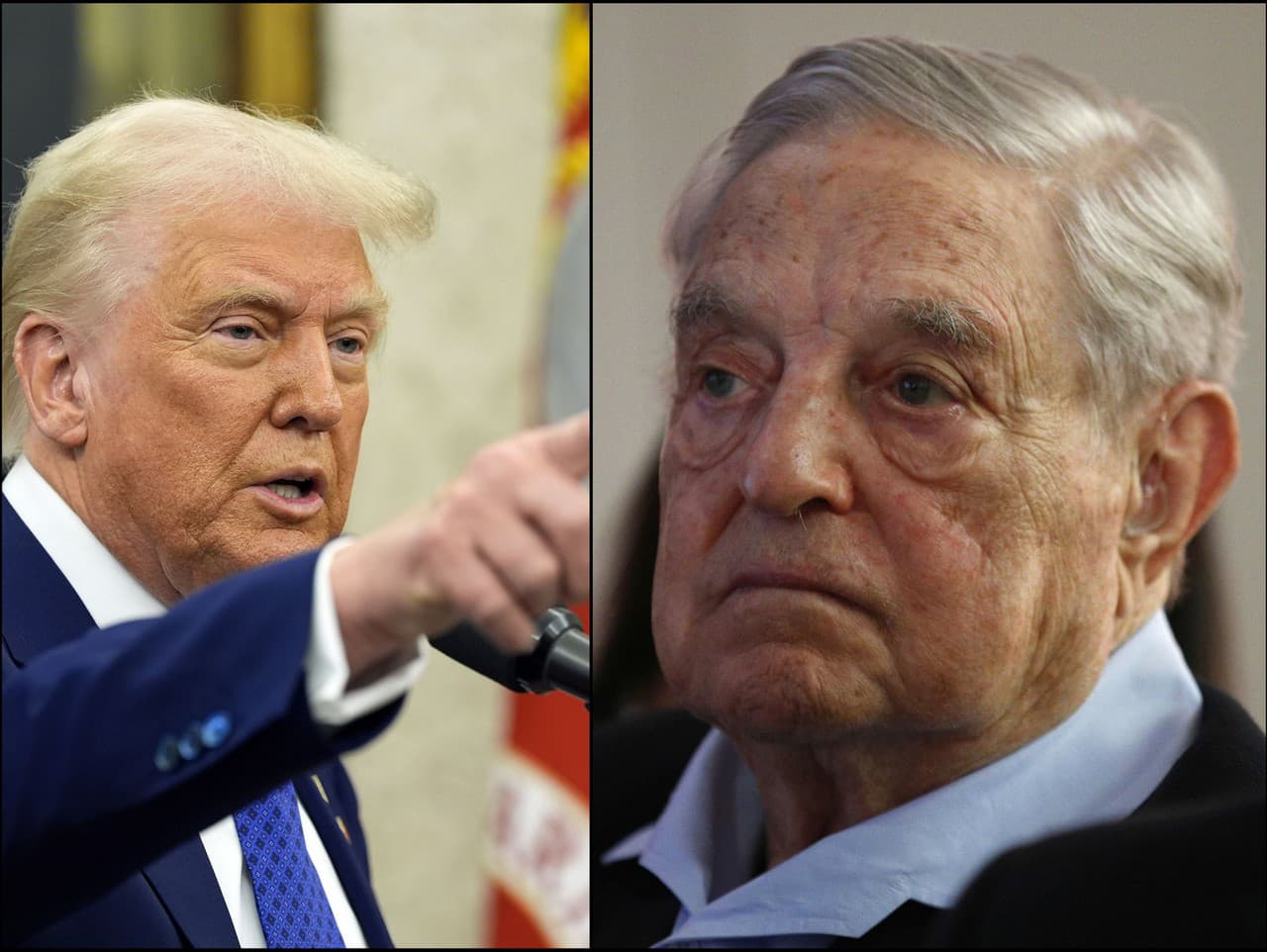 Donald Trump žiada obviniť Georgea Sorosa.