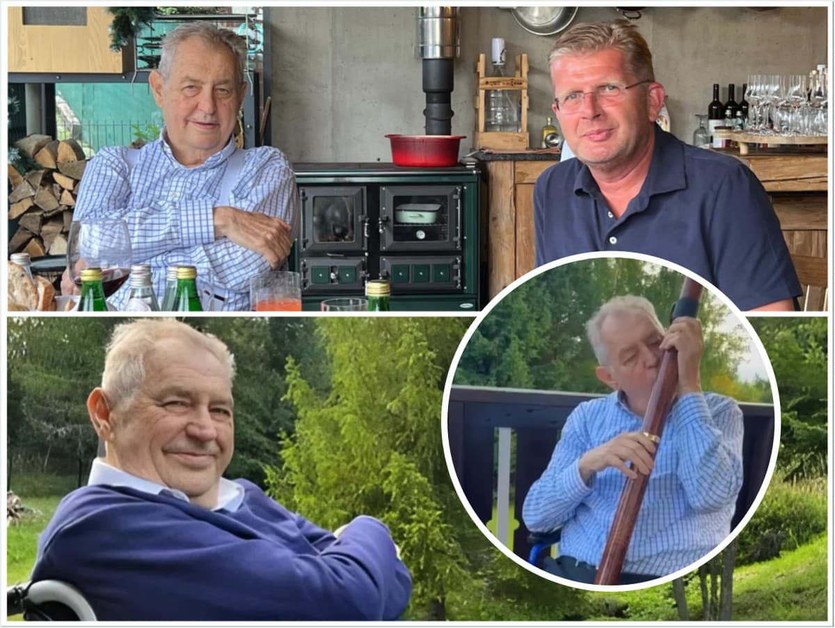 Miloš Zeman dovolenkuje na Slovensku
