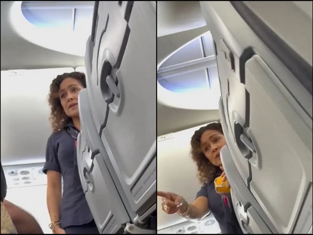 Pasažierka sa správala k letuške vulgárne.