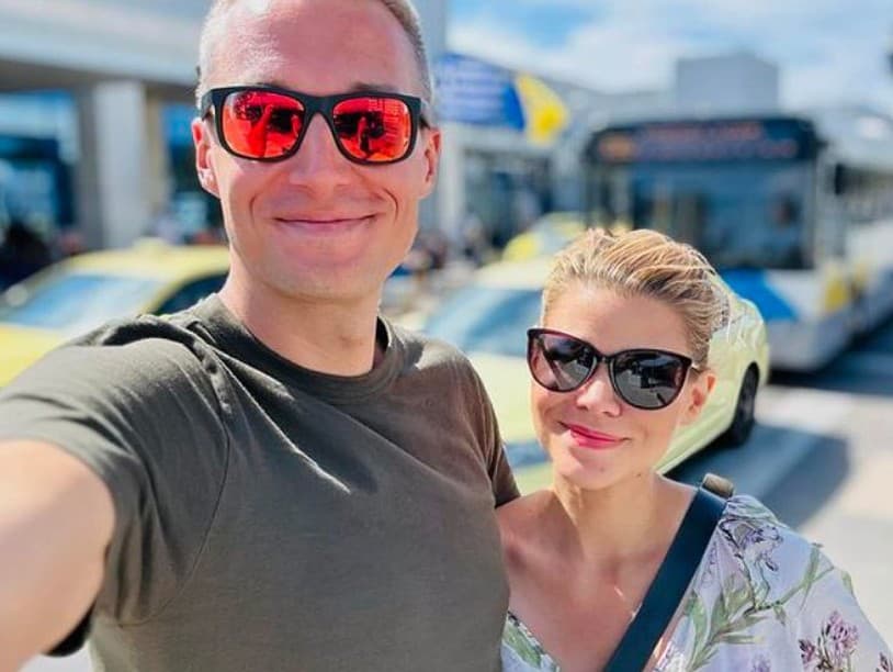 Michal Kovačič s manželkou Zuzanou Kovačič Hanzelovou