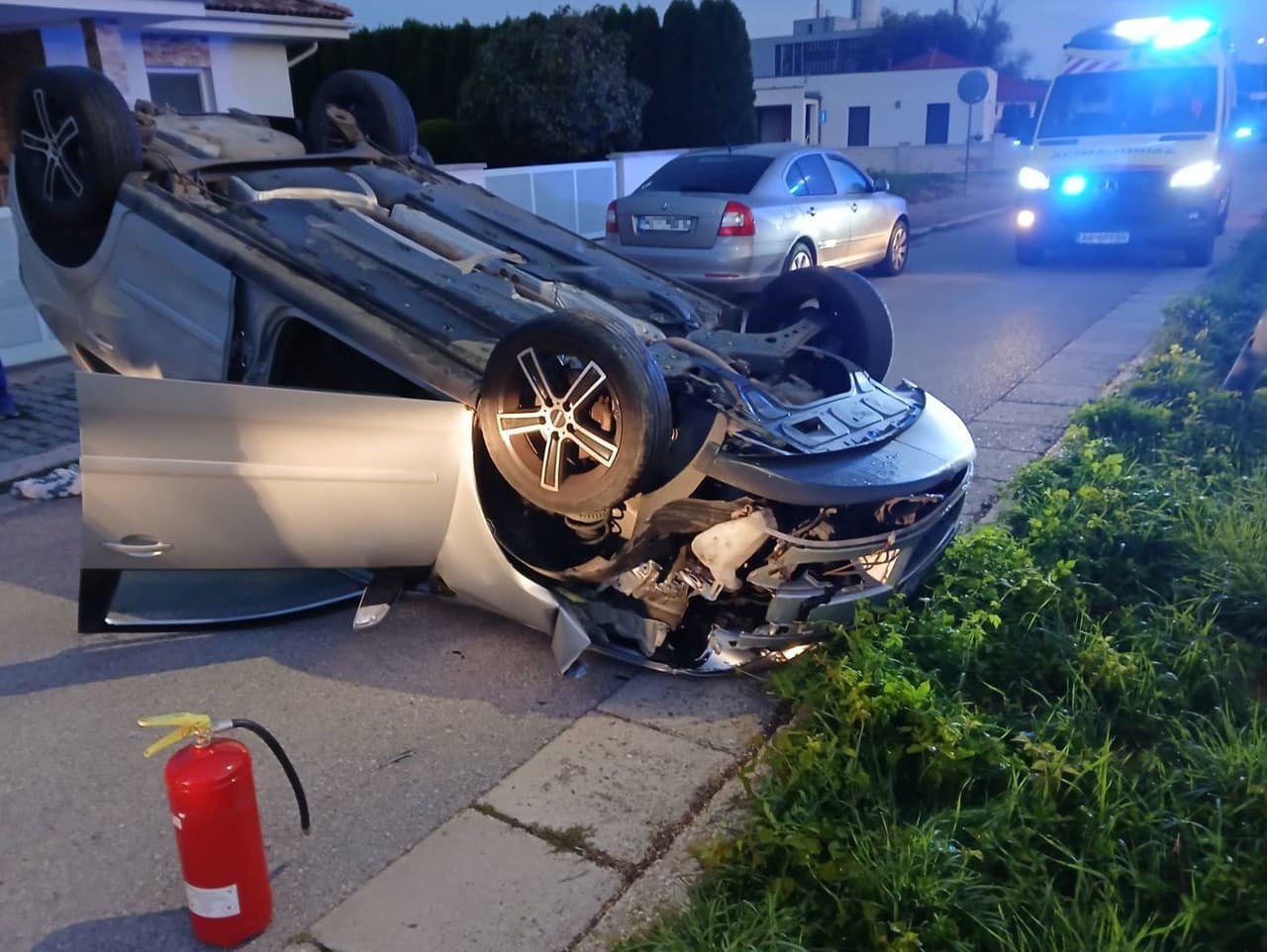 Dopravná nehoda v obci Malé Uherce