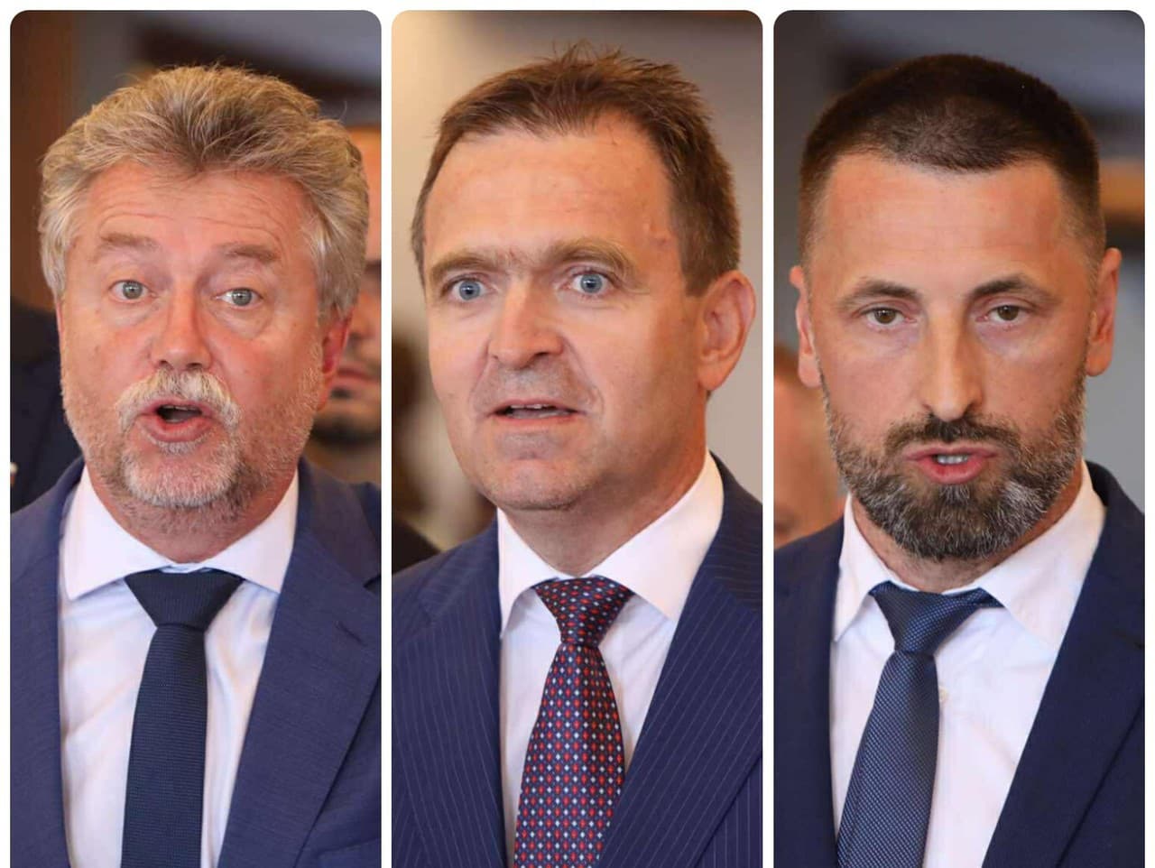 Jozef Hajko, Ľudovít Ódor a Marián Viskupič