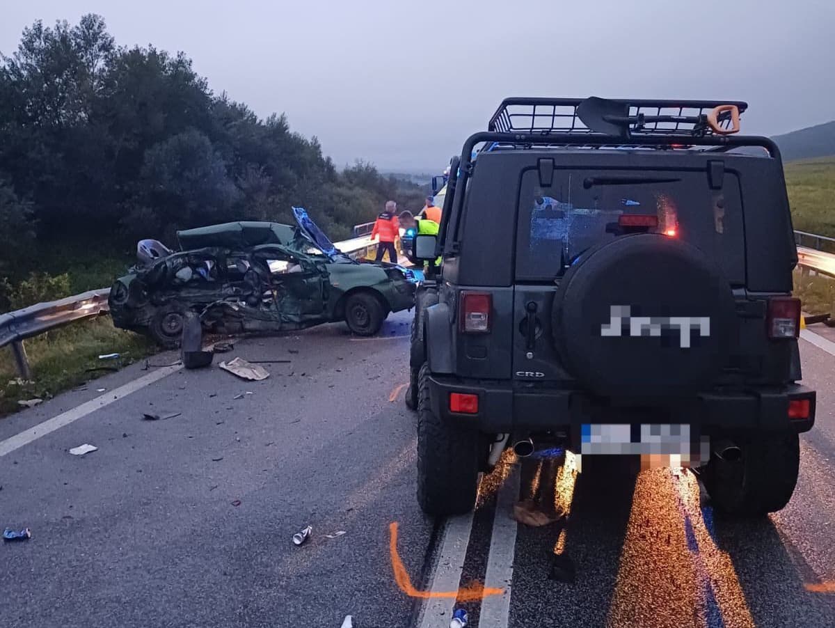dopravná nehoda medzi obcami Kľušov a Kobyly
