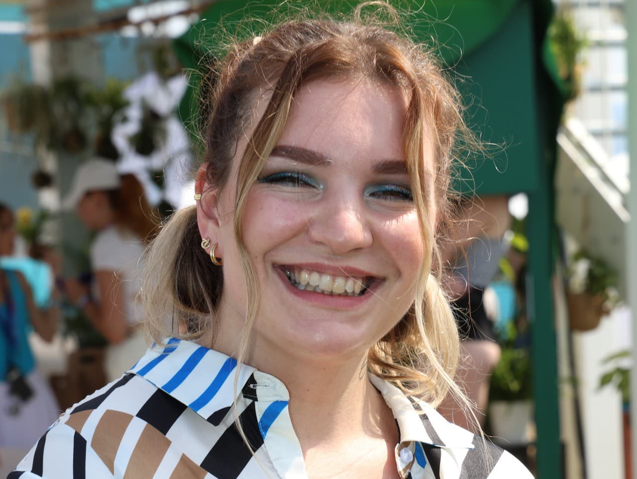 Takto to vyzeralo na festivale pred ničivou búrkou. Na festivale bola aj komička Simona Salátová