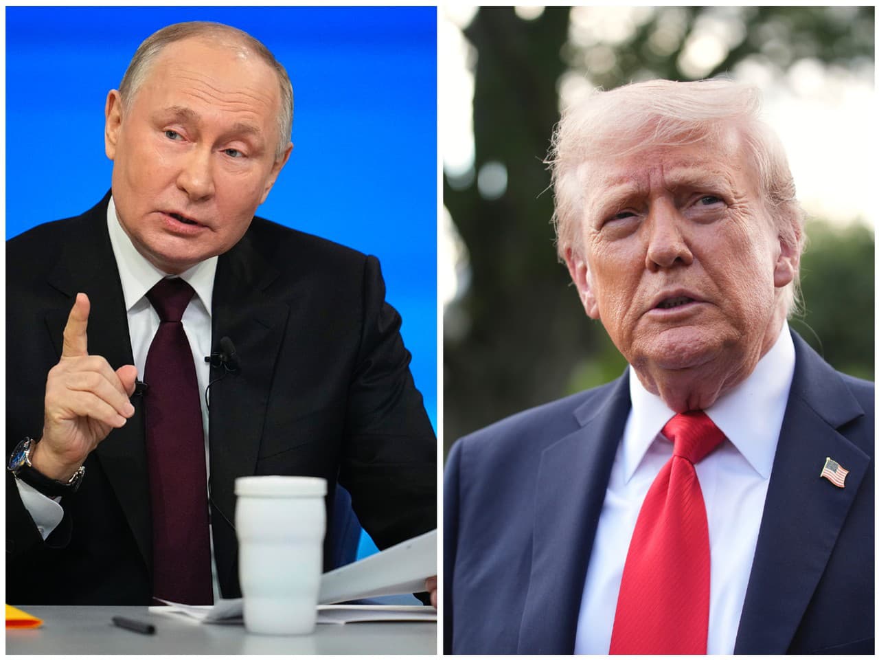 Ruský vládca Vladimir Putin a americký prezident Donald Trump