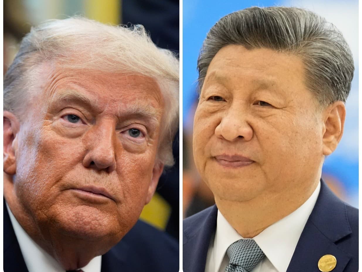 Donald Trump a Si Ťin-pching