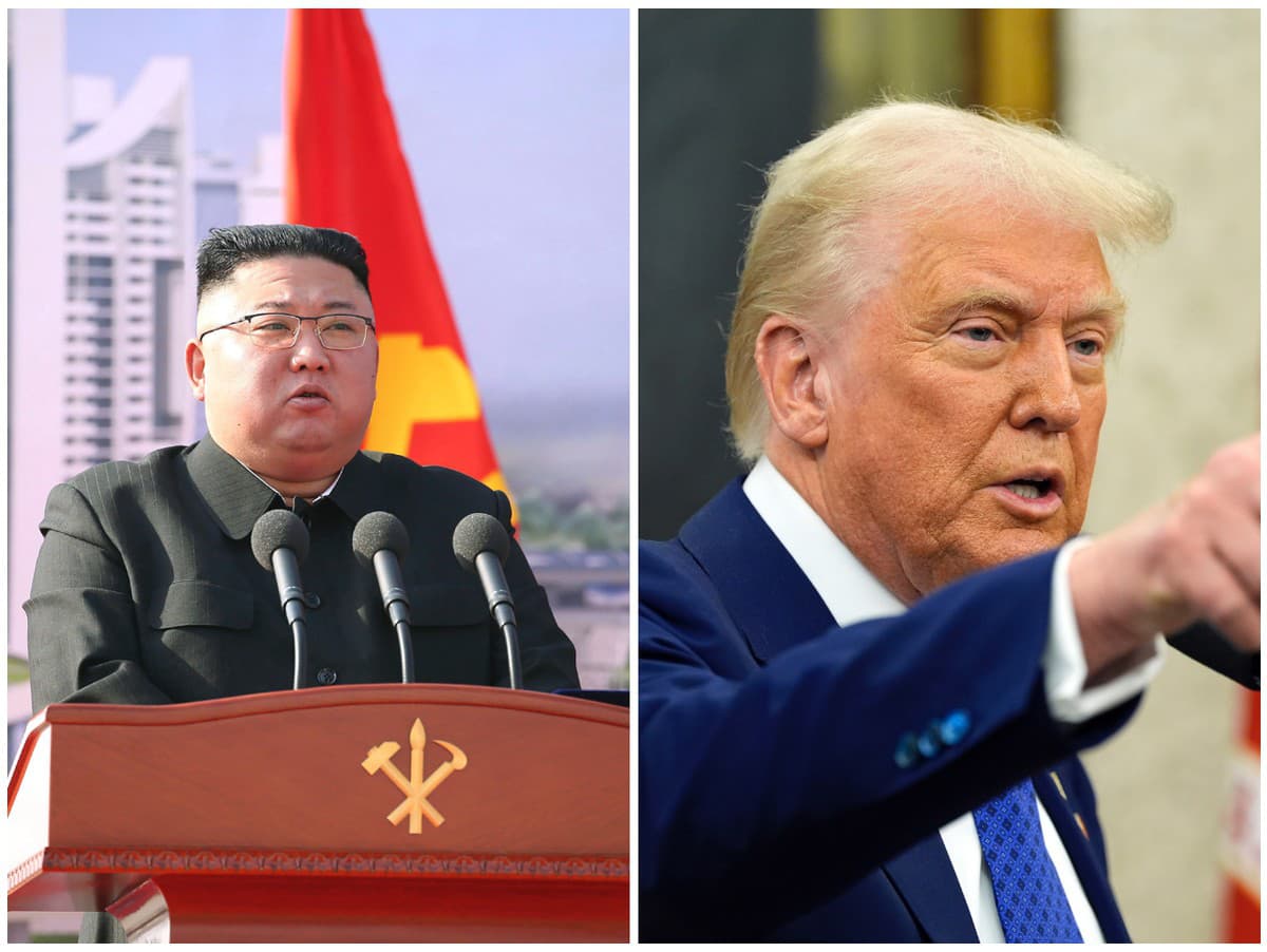 Donald Trump a Kim Čong-un