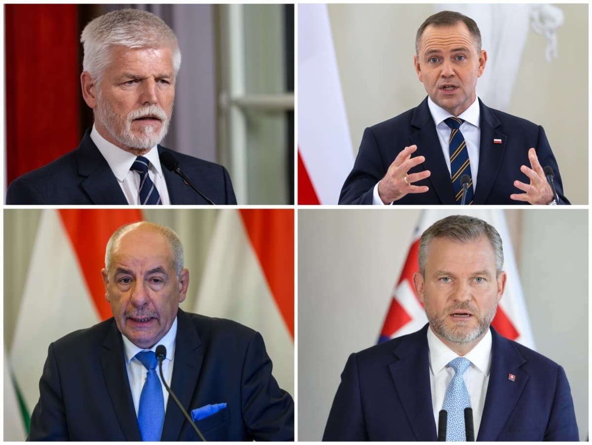 Peter Pavel, Karol Nawrocki, Tamás Sulyok a Peter Pellegrini