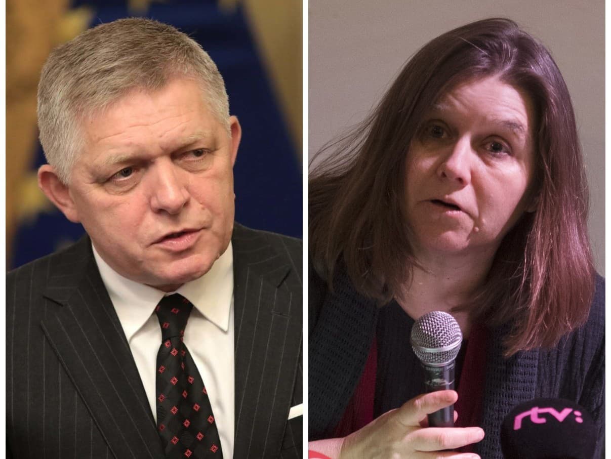 Robert Fico a Marta Šimečková