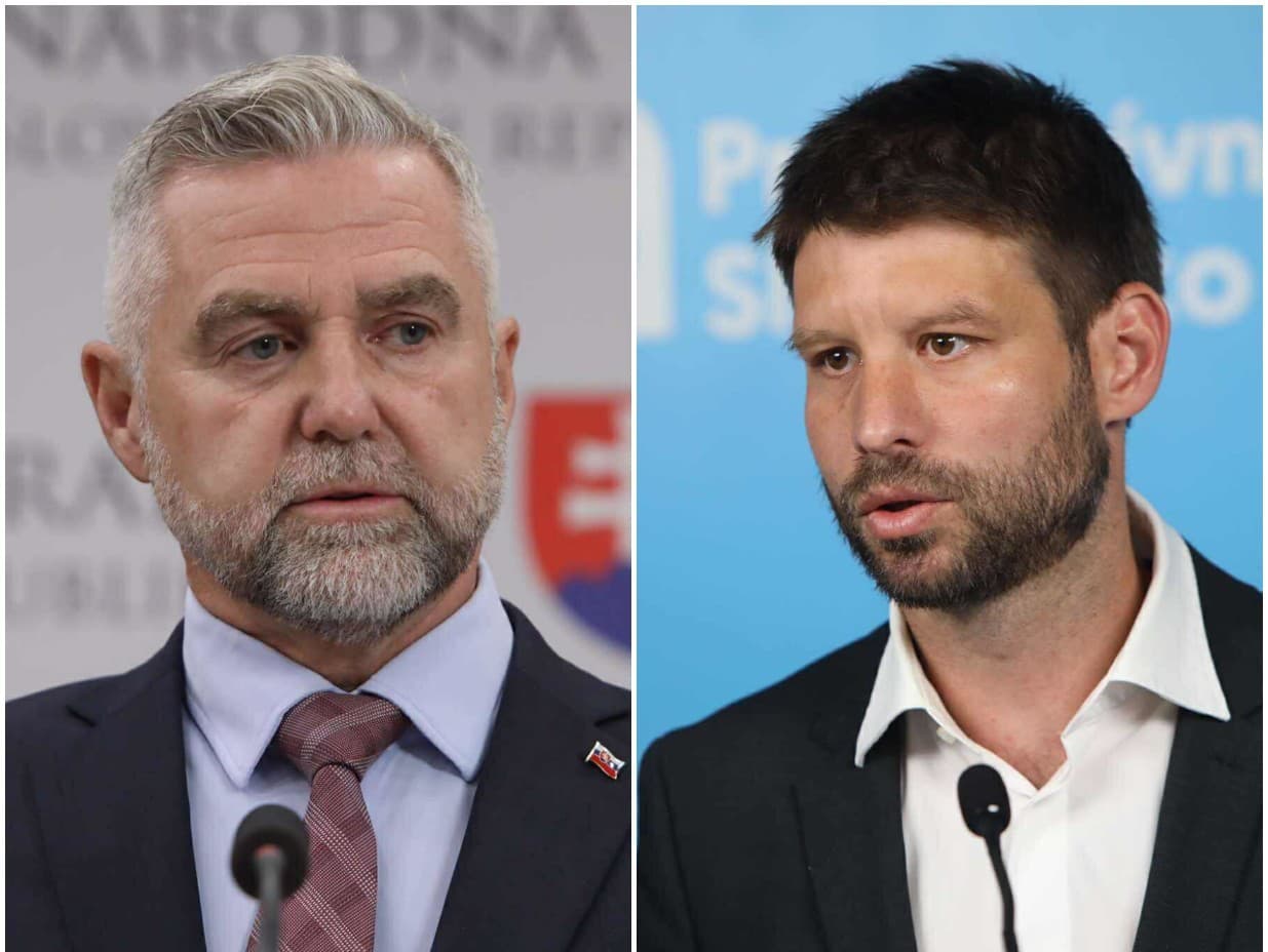 Tibor Gašpar a Michal Šimečka 