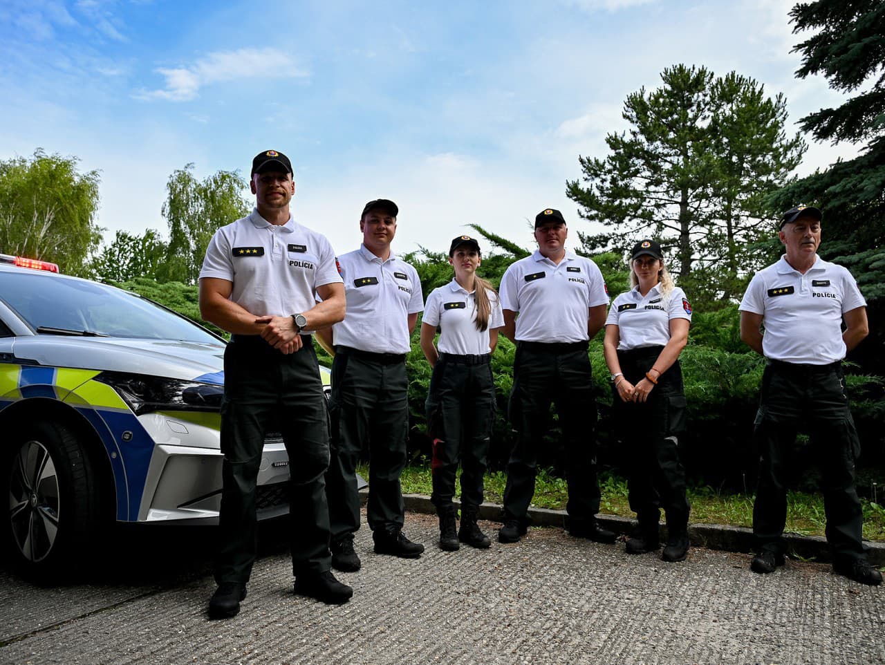 Stretnutie s policajtmi vyslanými do Chorvátska v rámci projektu 