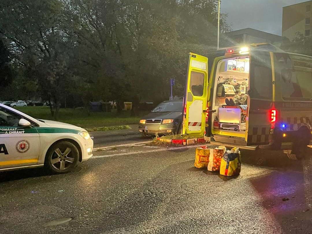 Vodič zrazil chodcu v Zlatých Moravciach