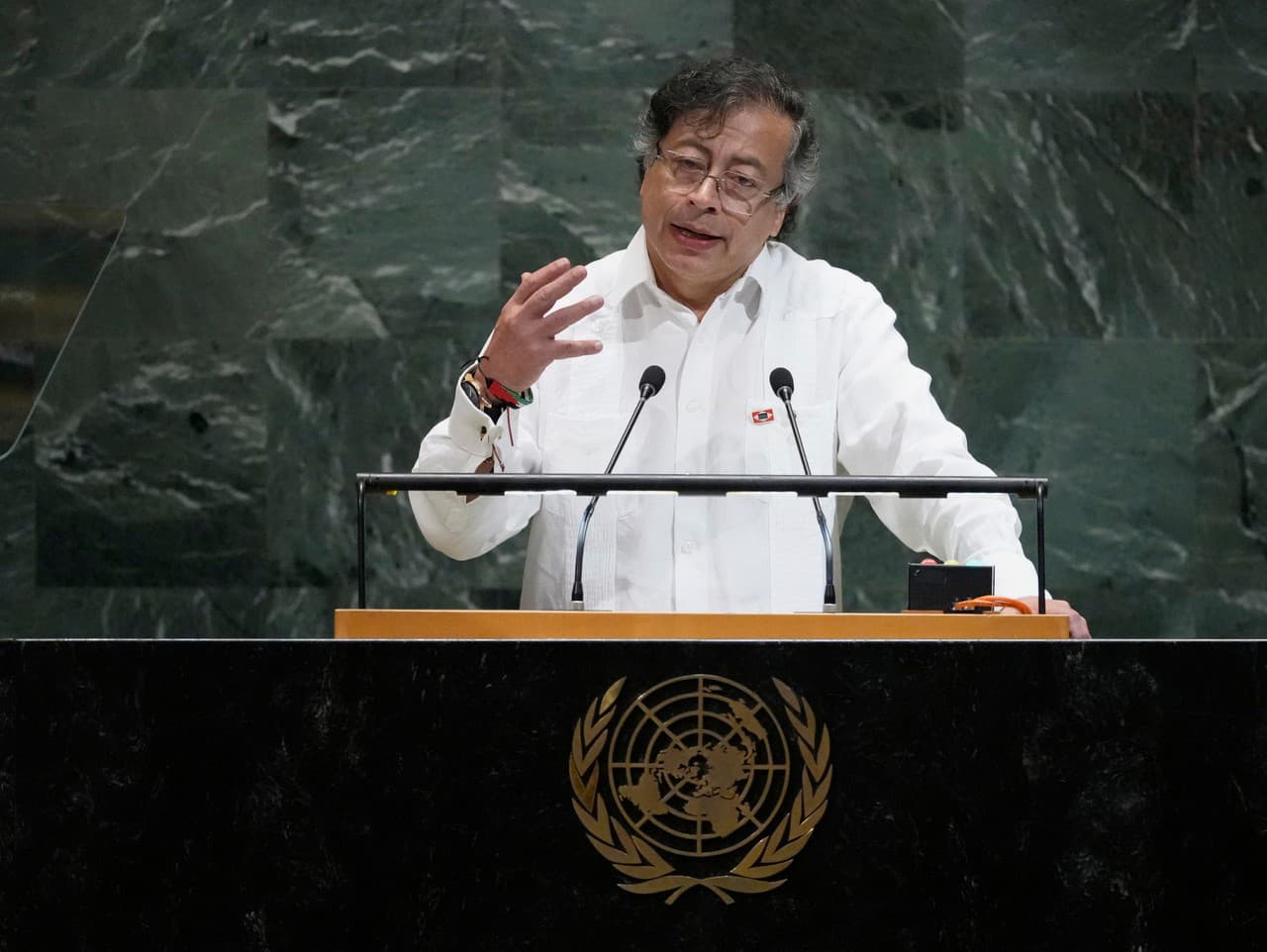 kolumbijský prezident Gustavo Petro