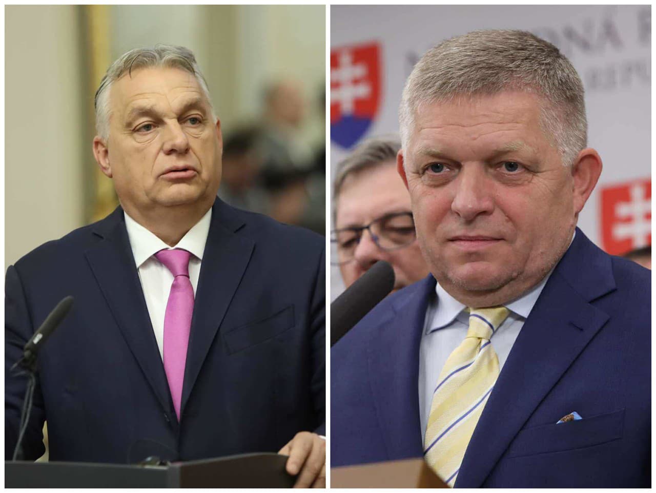 Viktor Orbán a Robert Fico