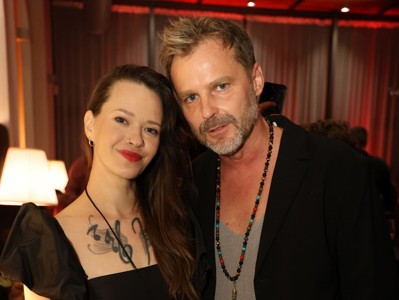 Krst nového albumu Richarda Müllera. Na snímke Peter Bič Project, Viktória Vargová