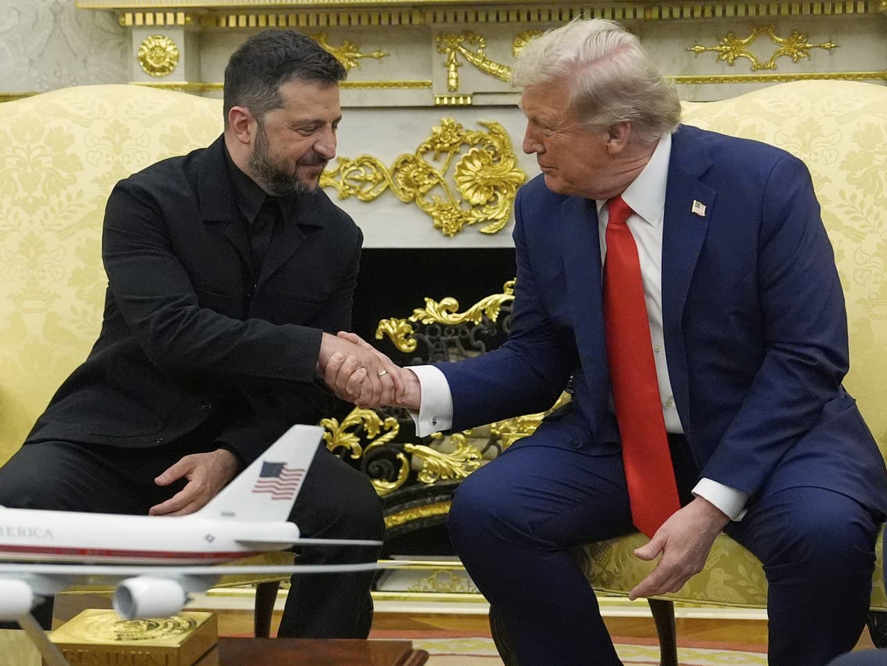 Volodymyr Zelenskyj a Donald Trump