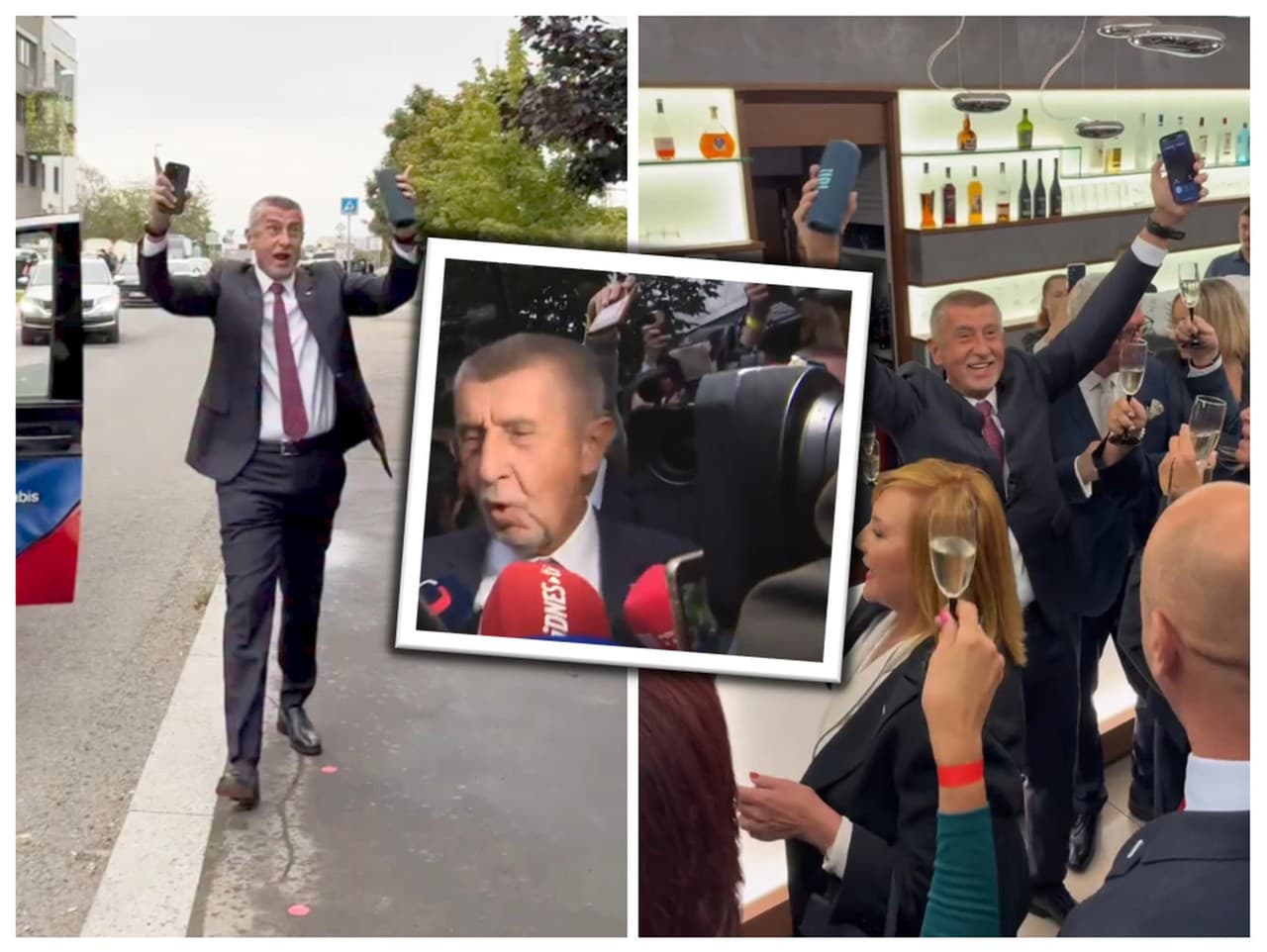 Babiš sa úplne opájal volebným úspechom a niektorí sa nestačili diviť.