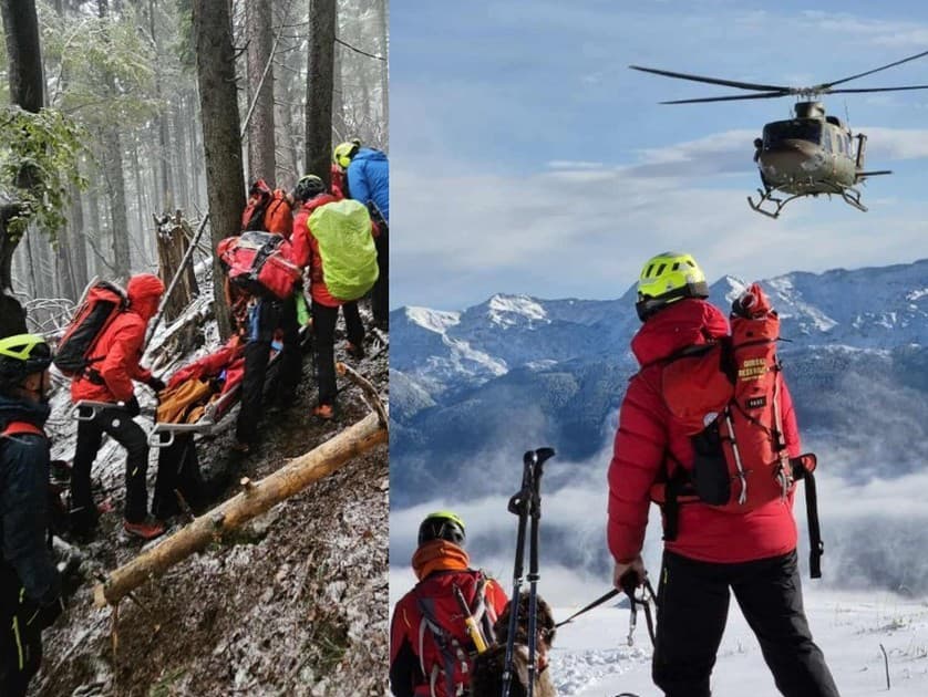 Slovinskí horskí záchranári pátrali v Alpách počas dvoch dní po troch chorvátskych turistoch 