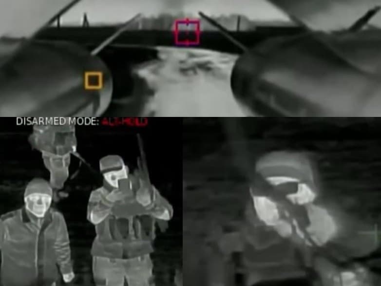 Ukrajinský dron sa odviezol na ruskom protivzdušnom systéme Buk-M1 zhruba 15 km. Vojaci si ho fotili a štuchali do neho konárom. Potom sa odpálil. 