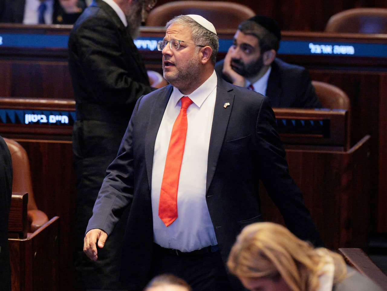 Izraelský krajne pravicový minister národnej bezpečnosti Itamar Ben Gvir.