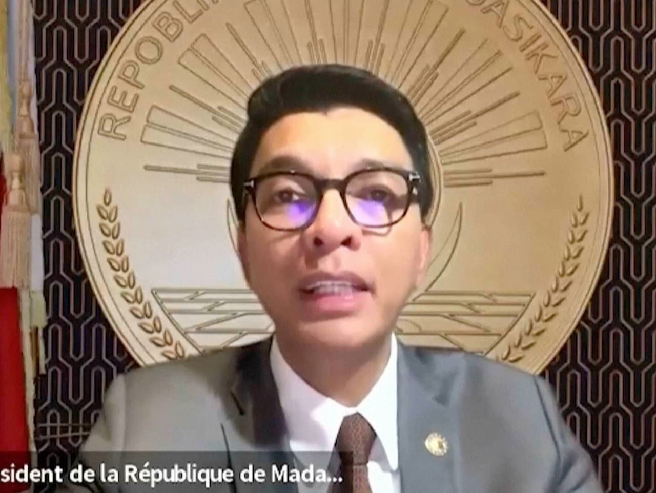 Prezident Madagaskaru Andry Rajoelina.