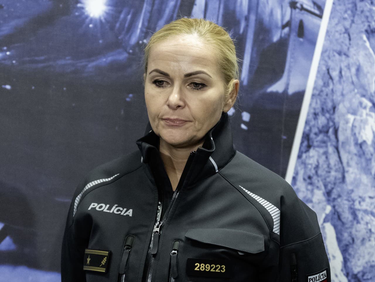 Poverená prezidentka Policajného zboru SR Jana Maškarová.