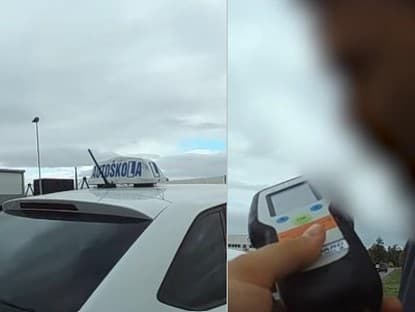 Žiak autoškoly mal počas záverečnej jazdy pozitívny test na drogy. Policajtom sa napokon sám priznal. 