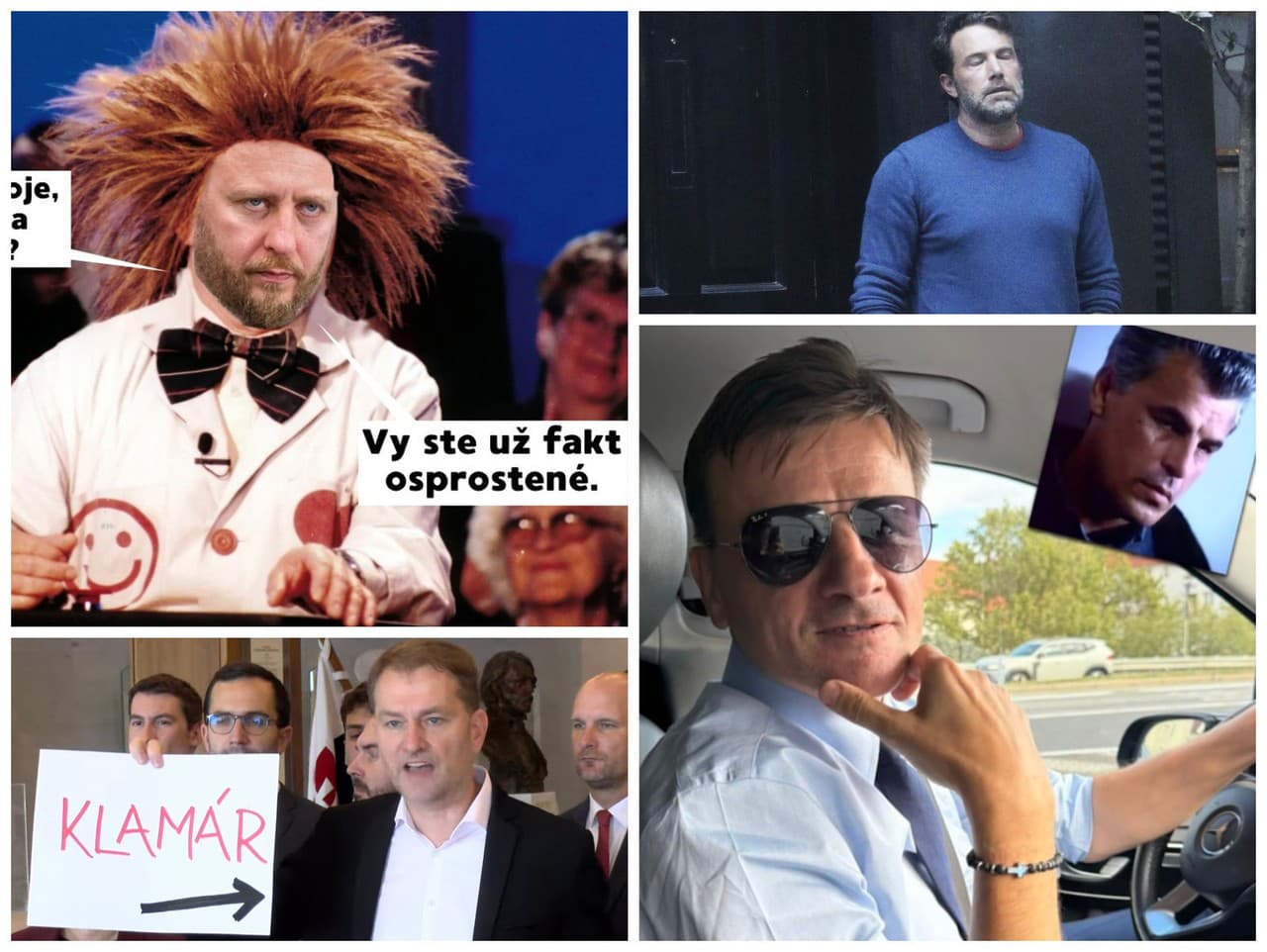 Vo vtipoch prekvitali tváre Hlinu, Pellegriniho a Kotlára.