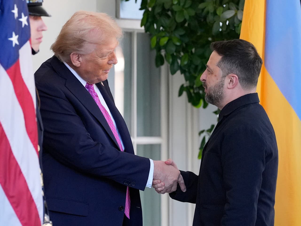 Donald Trump a Volodymyr Zelenskyj