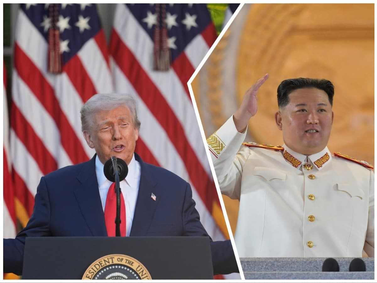 Americký prezident Donald Trump a vodca KĽDR Kim Čong-un.