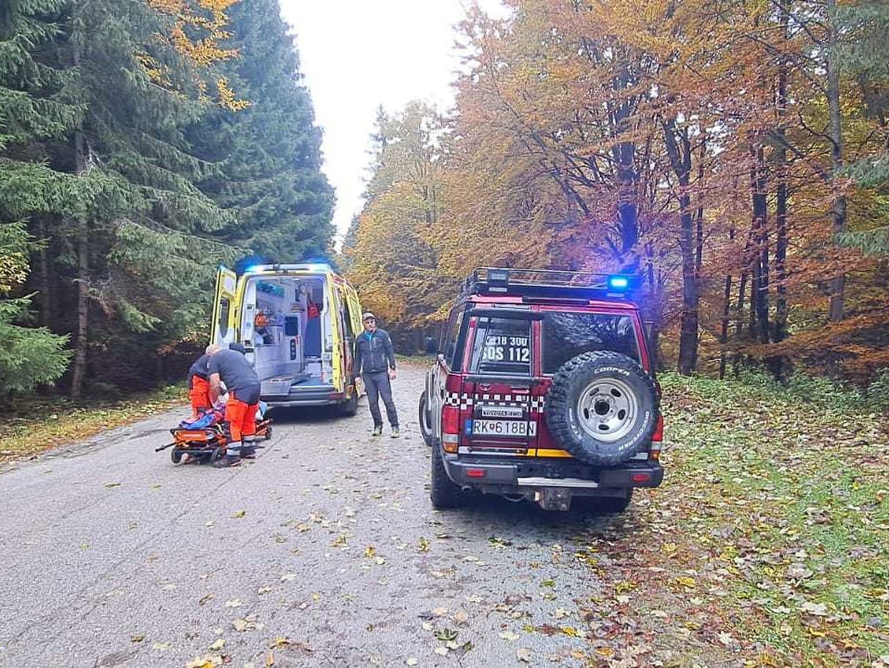 Pád zo schodov na Martinských holiach.