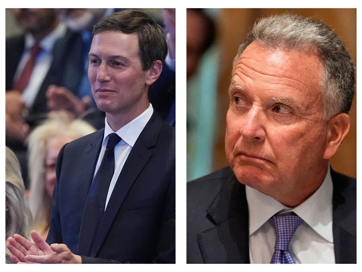 Jared Kushner (vľavo) a Steve Witkoff (vpravo)