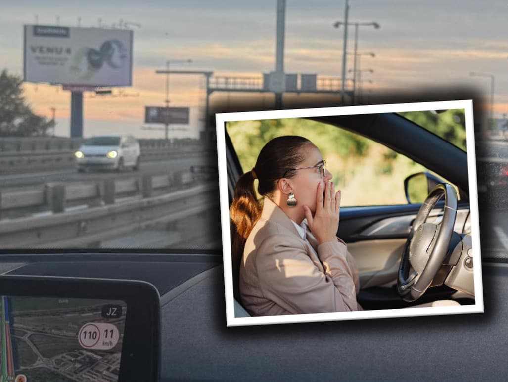 Muž začal močiť uprostred diaľnice.