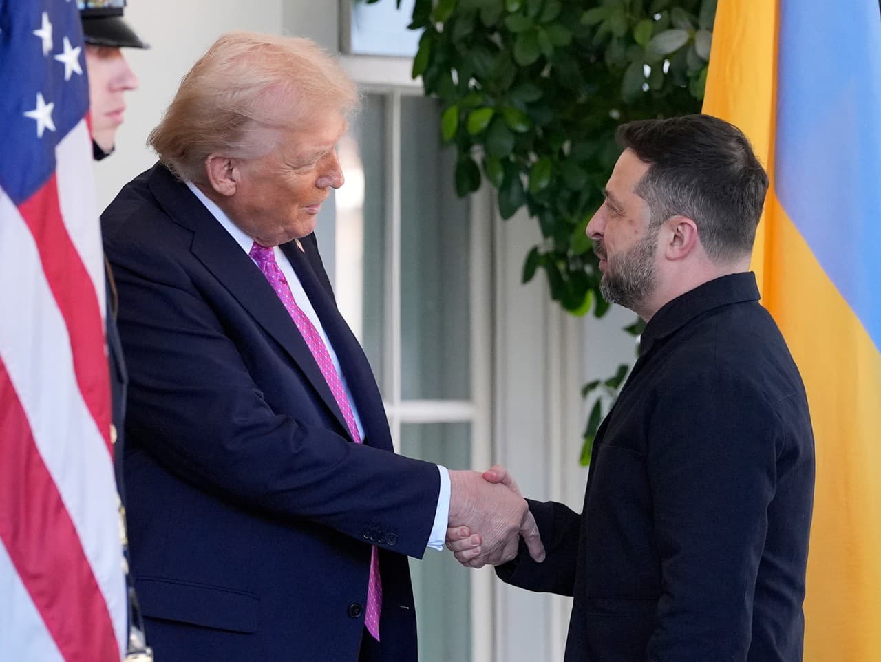 Donald Trump a Volodymyr Zelenskyj