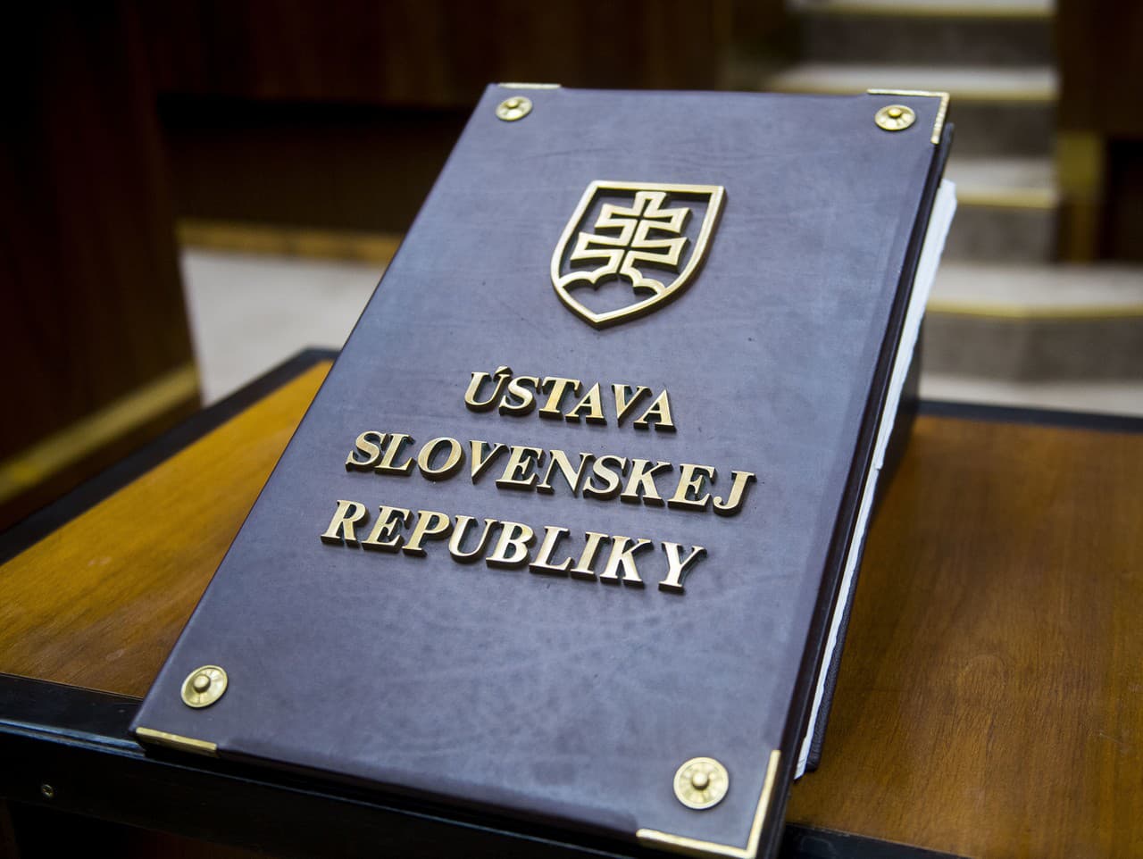 Na snímke Ústava Slovenskej republiky